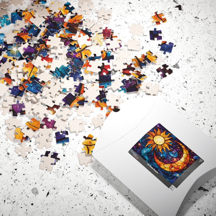 Celestial Harmony Intertwined Sun & Moon Puzzle - 1014 Pieces