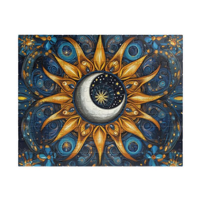 Celestial Sun and Moon Mandala Puzzle - 1014 Pieces