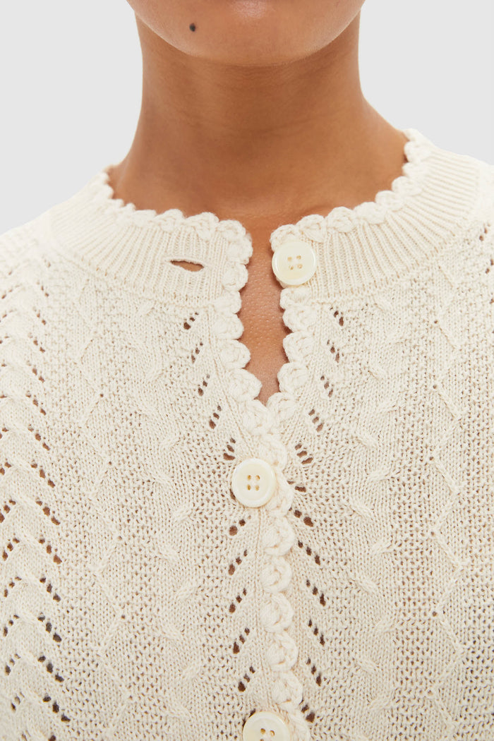 Champagne Annalise Cardigan
