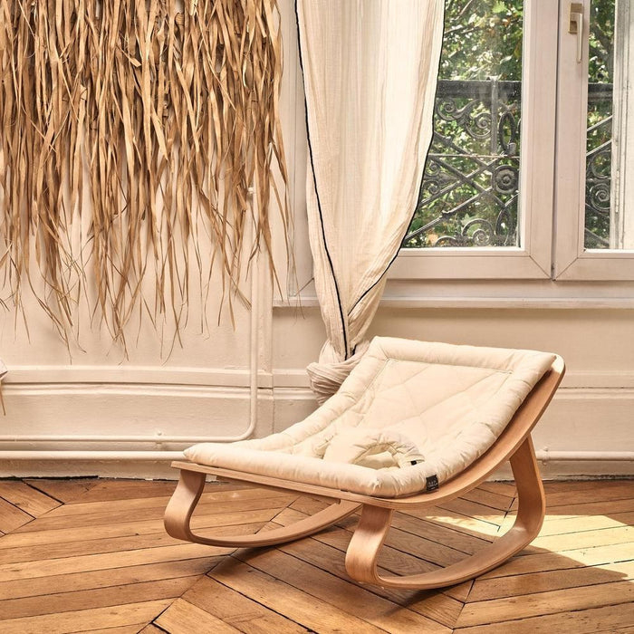 Charlie Crane Baby Rocker Levo Organic White - La Gentile Store