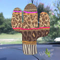 Cheetah and Stripes Cactus Air Freshener - Air Freshener
