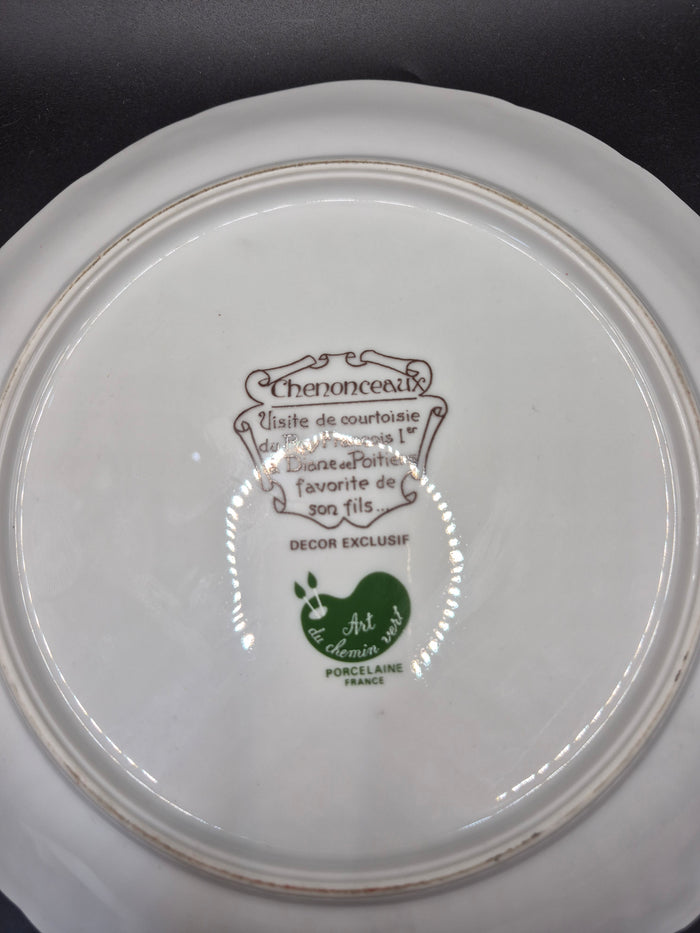 Chenonceaux The Art Du Chemin Vert Collection Plate