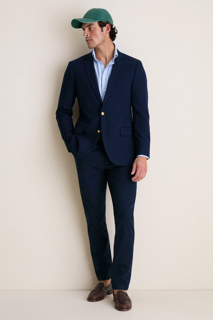Cloudy Blue Lewis Performance Twill Sport Shirt