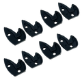 Coats OEM Grip-Max Plus black plastic replacement grips with curved blades