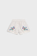 Cream Cruise Checks Asya Shorts