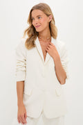 Cream Wool Warner Blazer