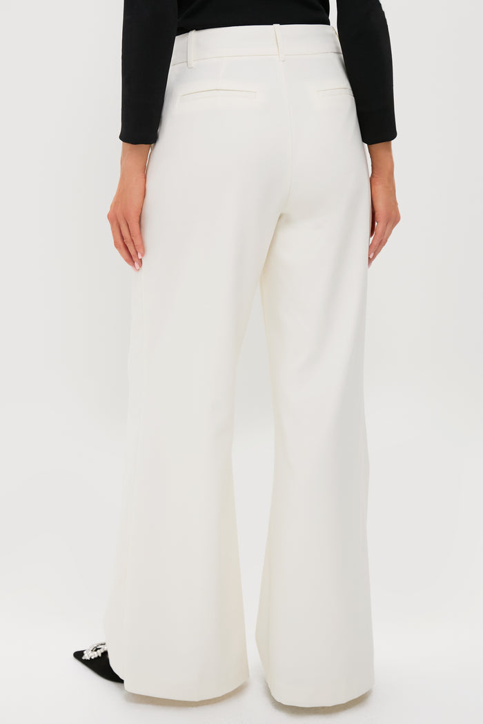 Cream Wool Watson Pants