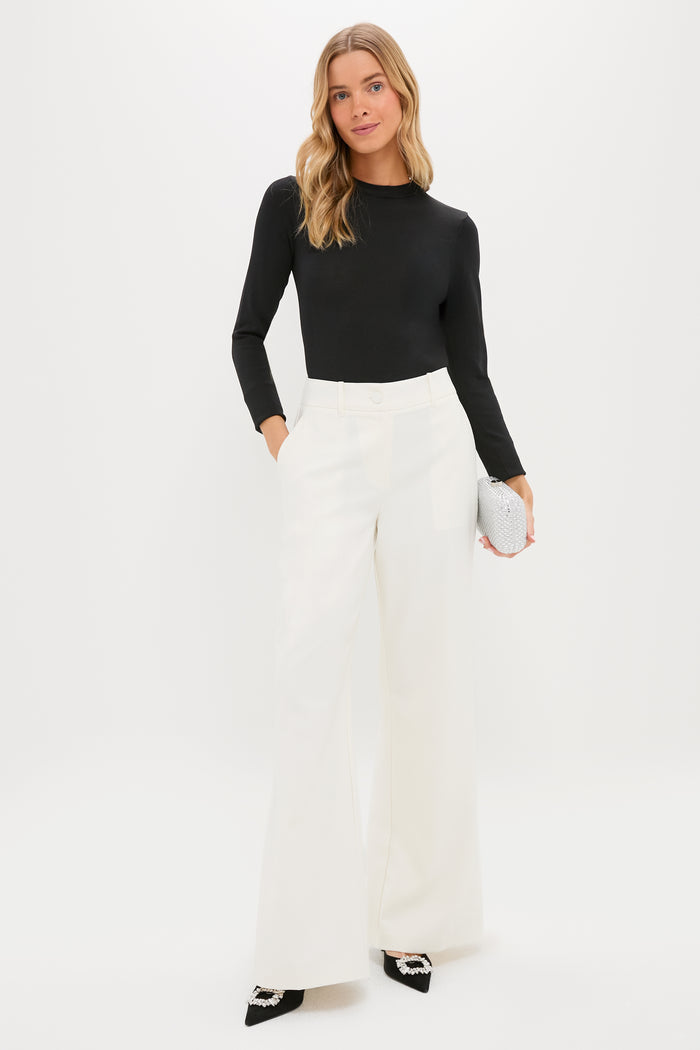 Cream Wool Watson Pants