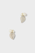 Crystal Pearl Blanca Earrings