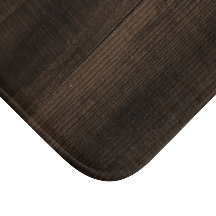 Dark Brown Wood Memory Foam Mat - MAT101