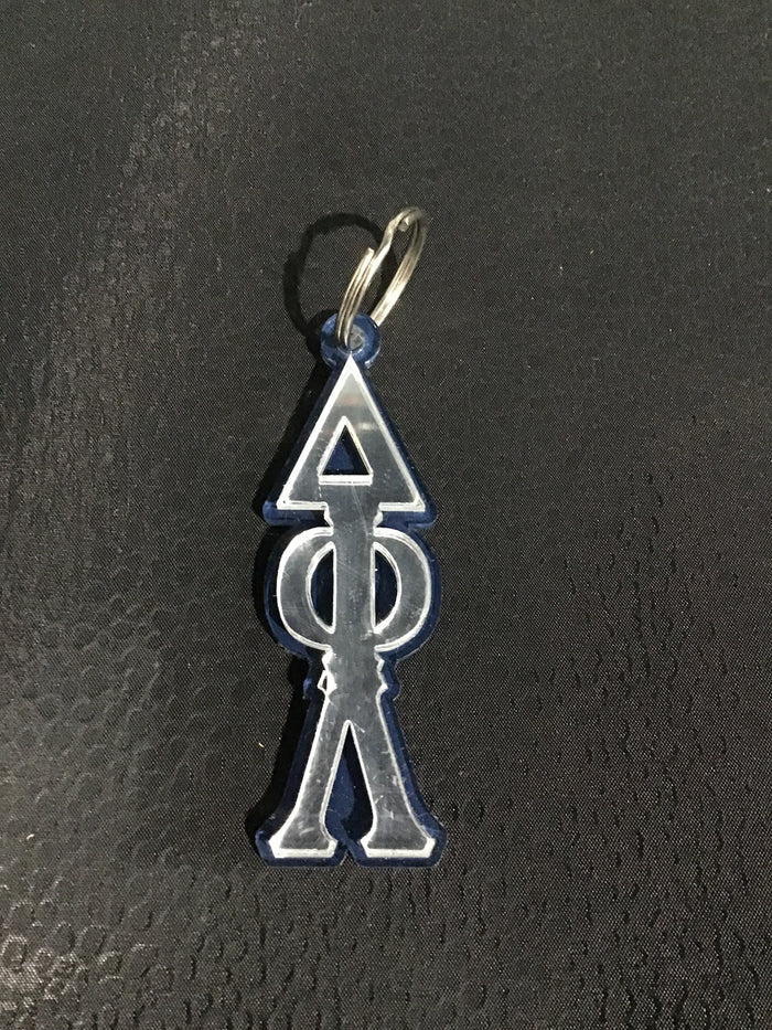 Delta Phi Lambda Greek Letter Acrylic Keychain