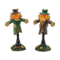 Dept 56 Halloween 2015 Lit Scarecrow Lamps Set/2 #4047617 NIB FREE SHIP 48 STATE