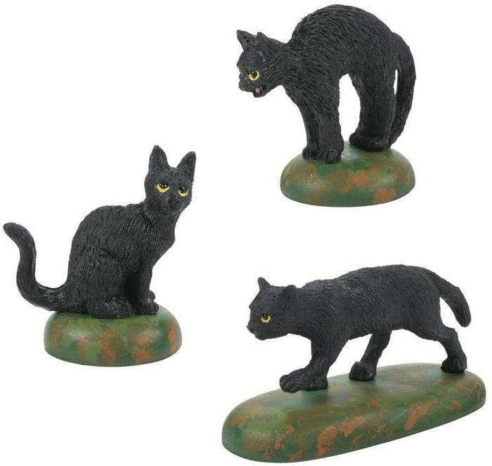 Dept 56 Halloween A Clowder of Black Cats   #6007711  Free Shipping