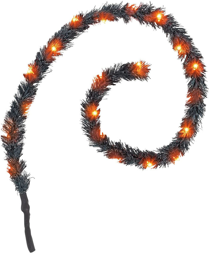 Dept 56 Halloween Lit Black Garland   #6007715  Free Shipping
