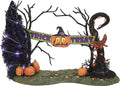 Dept 56 Halloween Trick or Treat Lane Entrance Gate #6012299