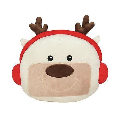 Dept 56 Snowpinions Reindeer Pillow #6002766   Free shipping 48 states
