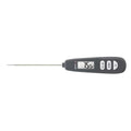 Digital Rapid Response Thermometer with a long stainless steel probe and gray handheld body