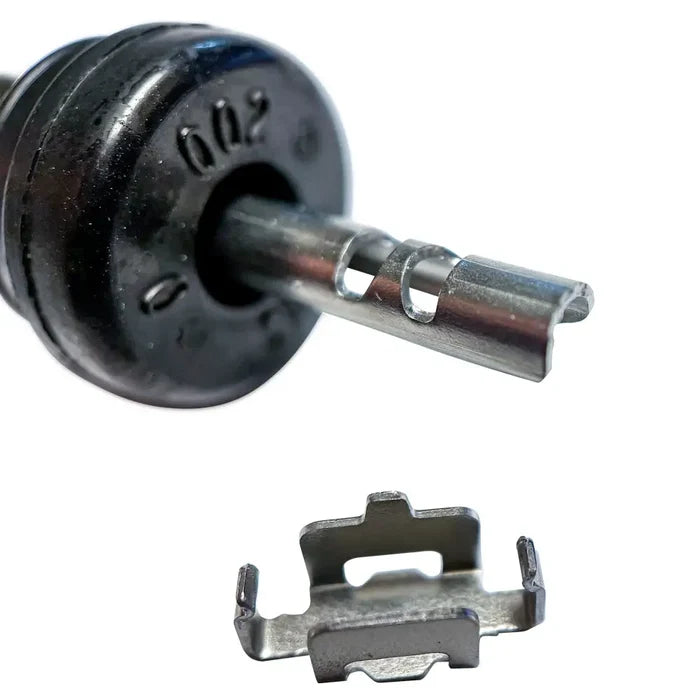 Dill VS-30 Rubber Valves for TPMS w/ Locking Clip 0.453 RH