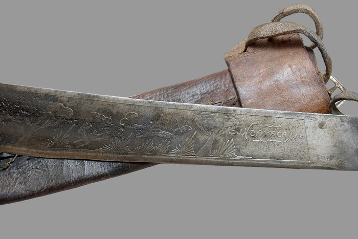 EARLY OAXACA DAGGER SWORD IN ORIGINAL SHEATH