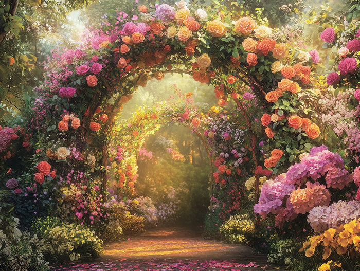 Enchanted Floral Archway Wedding