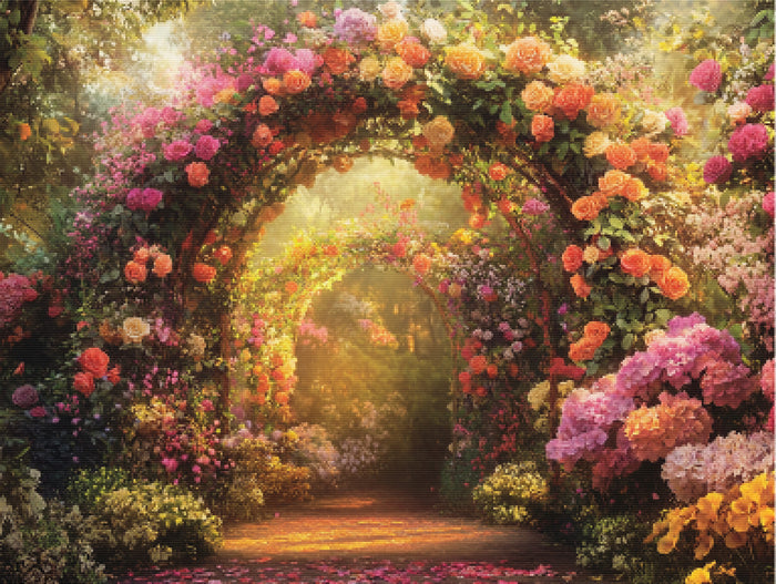 Enchanted Floral Archway Wedding