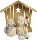 Enesco Heart of Christmas Snowman Nativity Set   #6006537