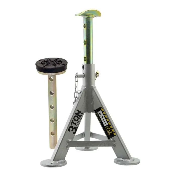 Esco 3 Ton Jack Stand w/ Axle and Rubber Cushion Post (ea) -