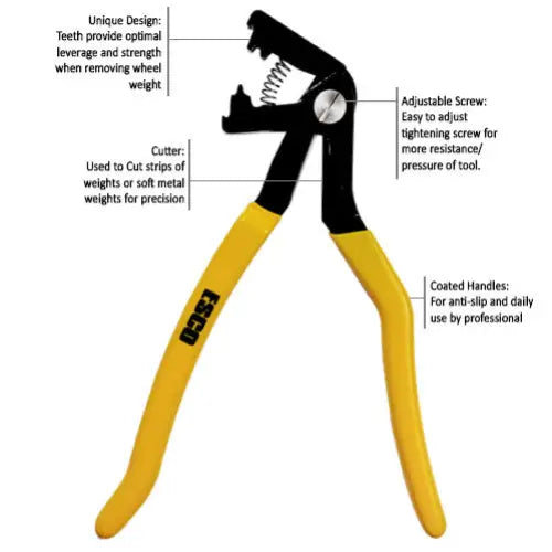 Esco 50144 Adhesive Wheel Weight Plier/Remover - Wheel