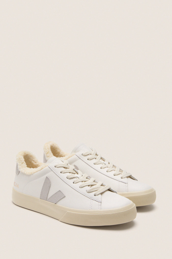 Extra White Light Grey Winter Campo Sneakers