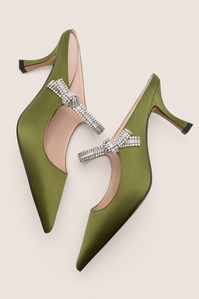 Fern Satin Mae Heels