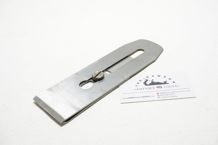 FINE RECORD PLANE IRON WITH CHIPBREAKER + SCREW - 4 1/2, 5 1/2, 6, 7