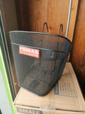 FOMAS Black Metal Bike Basket