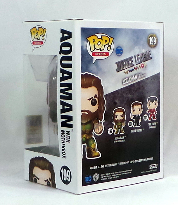 Funko Pop! Aquaman w/Motherbox SDCC 2017 Convention Exclusive Jason Momoa Figure - redrum comics
