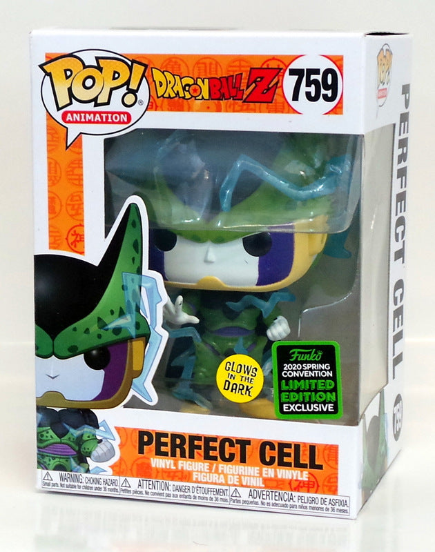 Funko POP! Dragon Ball Z Perfect Cell #759 GITD 2020 ECCC Exclusive Figure
