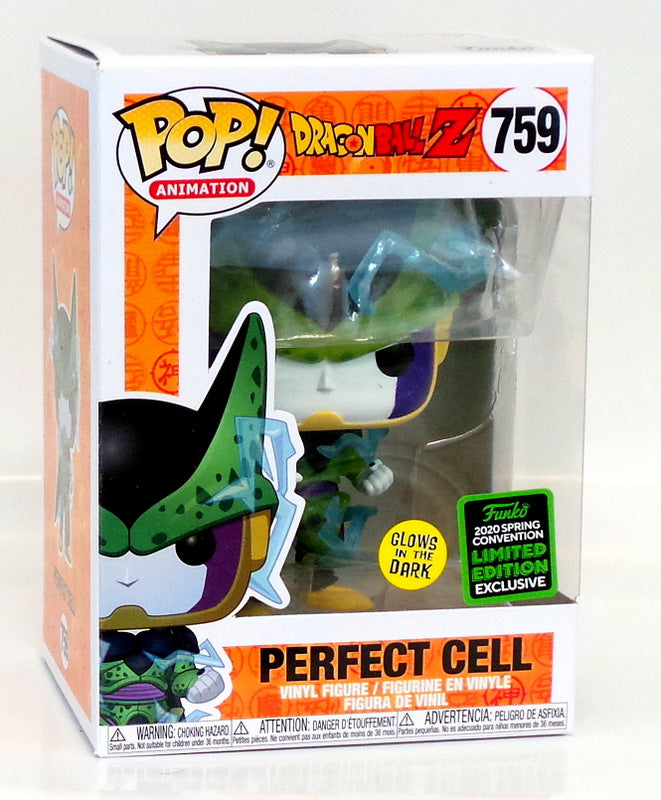 Funko POP! Dragon Ball Z Perfect Cell #759 GITD 2020 ECCC Exclusive Figure