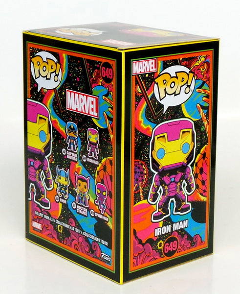 Funko Pop! Marvel Iron Man #649 Target Black Light Exclusive Figure Avengers