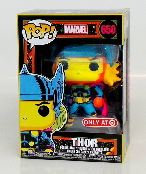 Funko Pop! Marvel Thor #650 Target Black Light Exclusive Figure Avengers