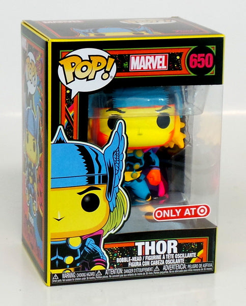 Funko Pop! Marvel Thor #650 Target Black Light Exclusive Figure Avengers