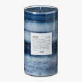 Fusion Water Multi Layer Blue Candle Lg