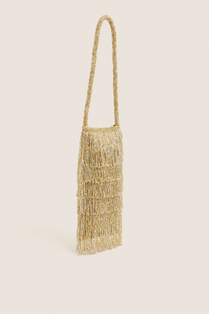Gold Beaded Josephine Mini Bag