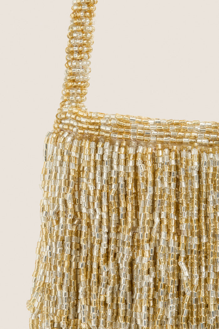 Gold Beaded Josephine Mini Bag