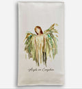 Gold Celestial Angel with Angels Quote Tea Towel