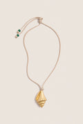 Gold Shell Coquillage Necklace