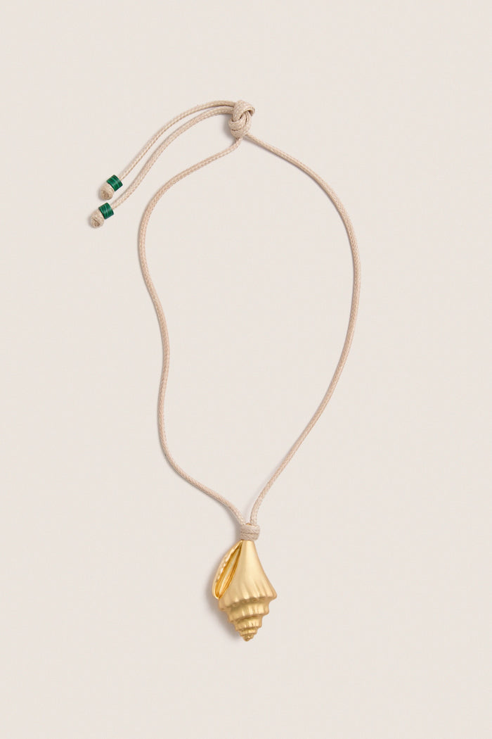 Gold Shell Coquillage Necklace