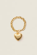 Gold The Puffy Heart Bracelet
