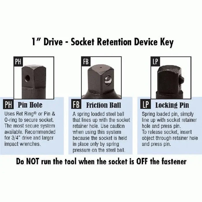 Impact Socket - GP 1 Inch Drive Extension