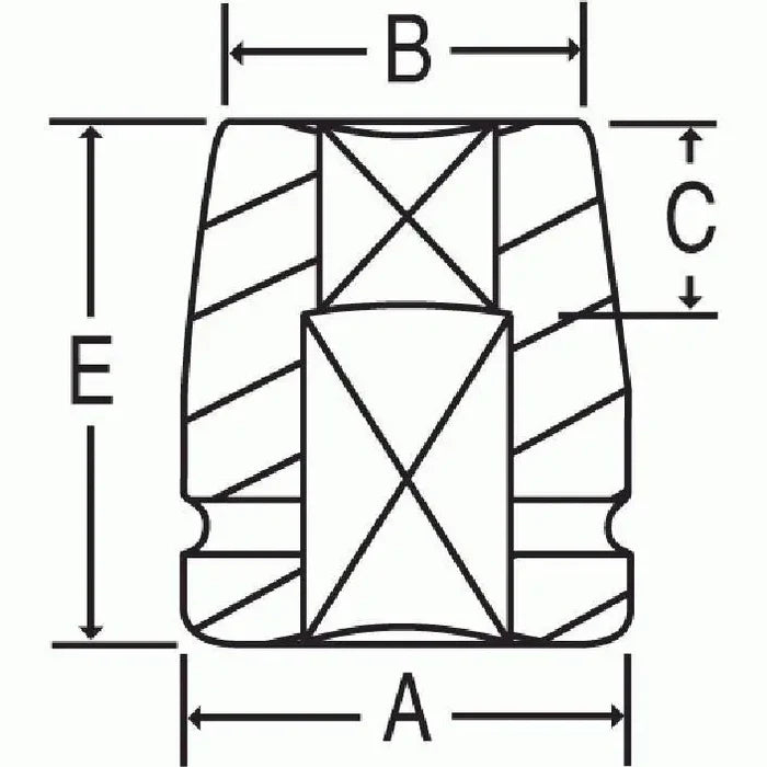 Impact Socket - GP Square Socket
