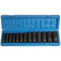 Impact Socket - GP 1/2 In Drive Deep Impact Socket Set/Car And Light Truck (13 Piece)