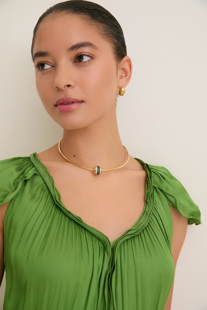 Green Jade Lille Collar