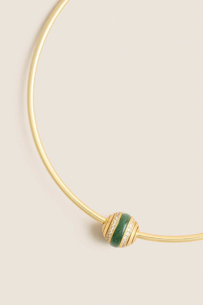 Green Jade Lille Collar